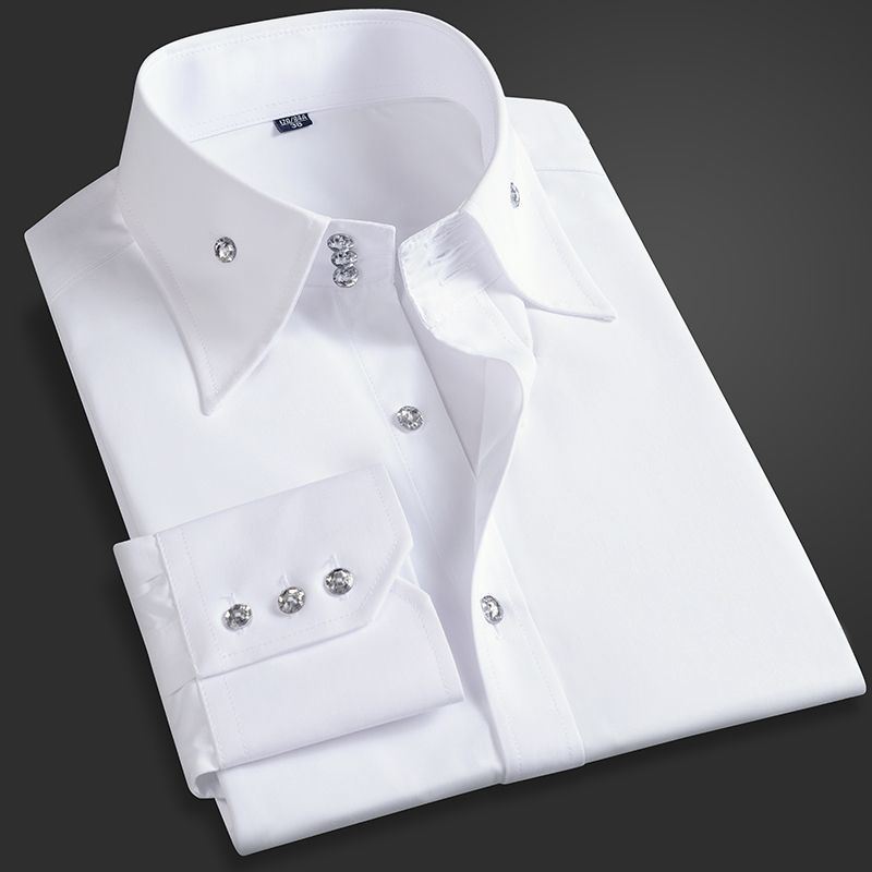 Men'S Style Formal Wear - Spring Autumn Men's Executive Shirt Korean