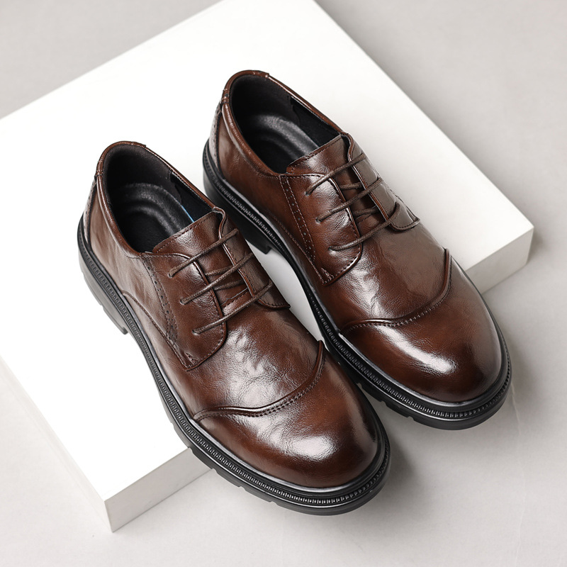 Men's leather shoes for casual - огляд і ціна Men Formal Wear Office