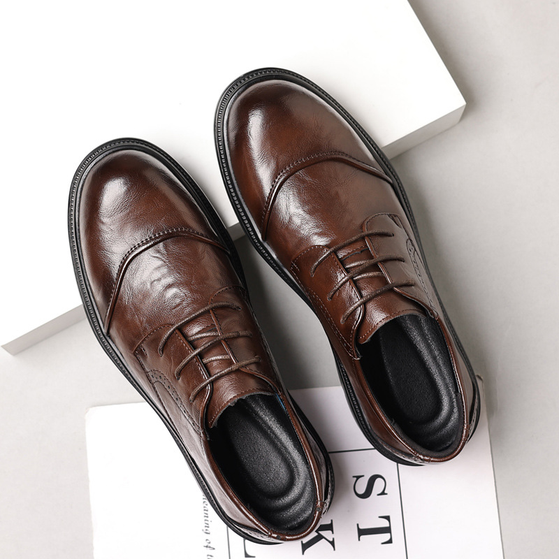 Men's leather shoes for casual - огляд і ціна Men Formal Wear Office
