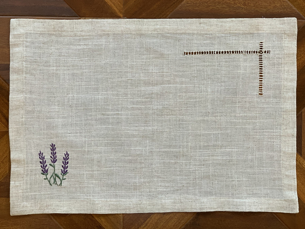 Hemstitch Napkin/Placemat Prov - огляд і ціна Monogrammed Handkerchief