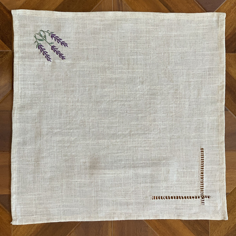 Hemstitch Napkin/Placemat Prov - огляд і ціна Monogrammed Handkerchief