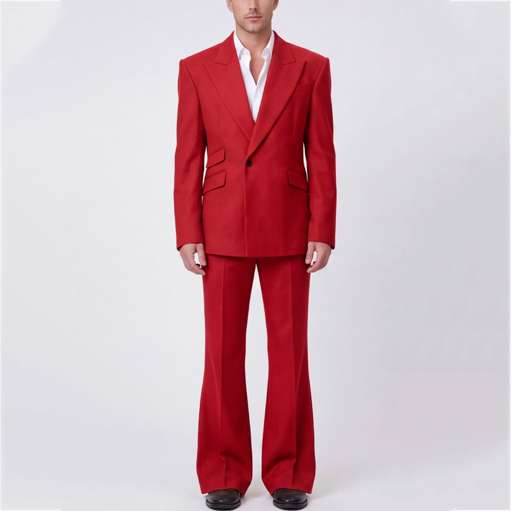High Quality Men Suit Solid Co - огляд і ціна Men Formal Party Wear Outfit
