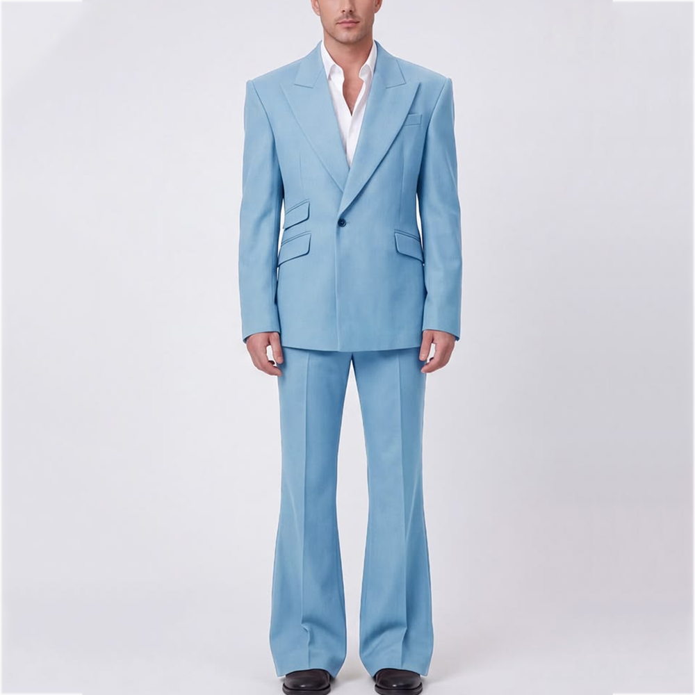 High Quality Men Suit Solid Co - огляд і ціна Men Formal Party Wear Outfit