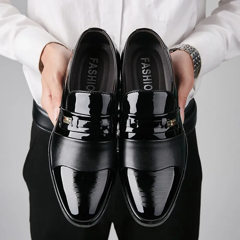 Leather Shoes for Men Wedding  - огляд і ціна Men'S Formal Attire