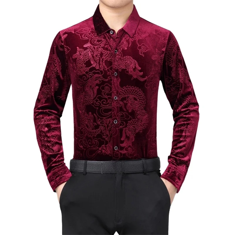 Men's Long Sleeve Shirt Chines - огляд і ціна Men'S Style Formal Wear