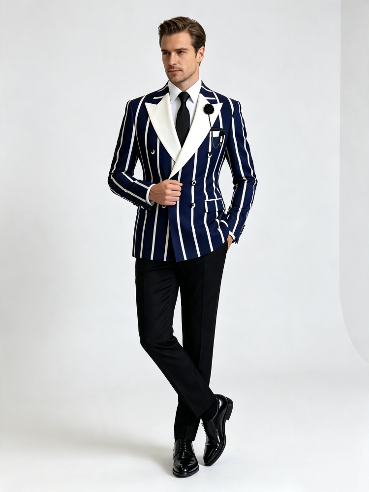 Men's Slim Fit Business Blazer - огляд і ціна Men Formal Wear Outfits