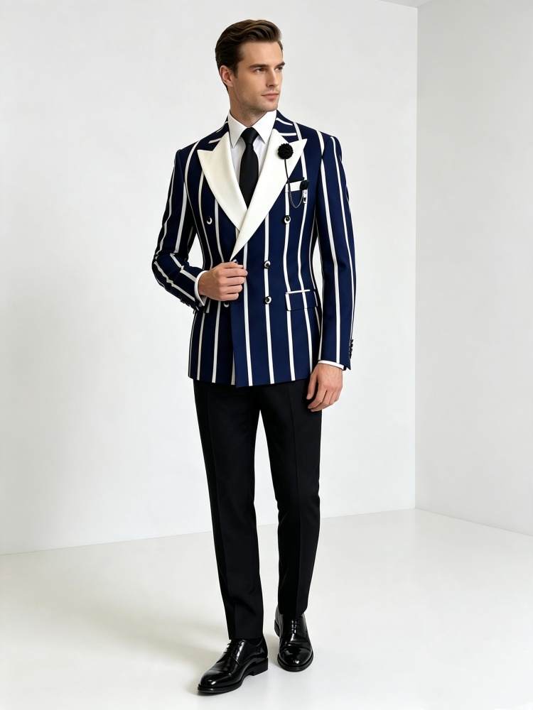 Men's Slim Fit Business Blazer - огляд і ціна Men Formal Wear Outfits