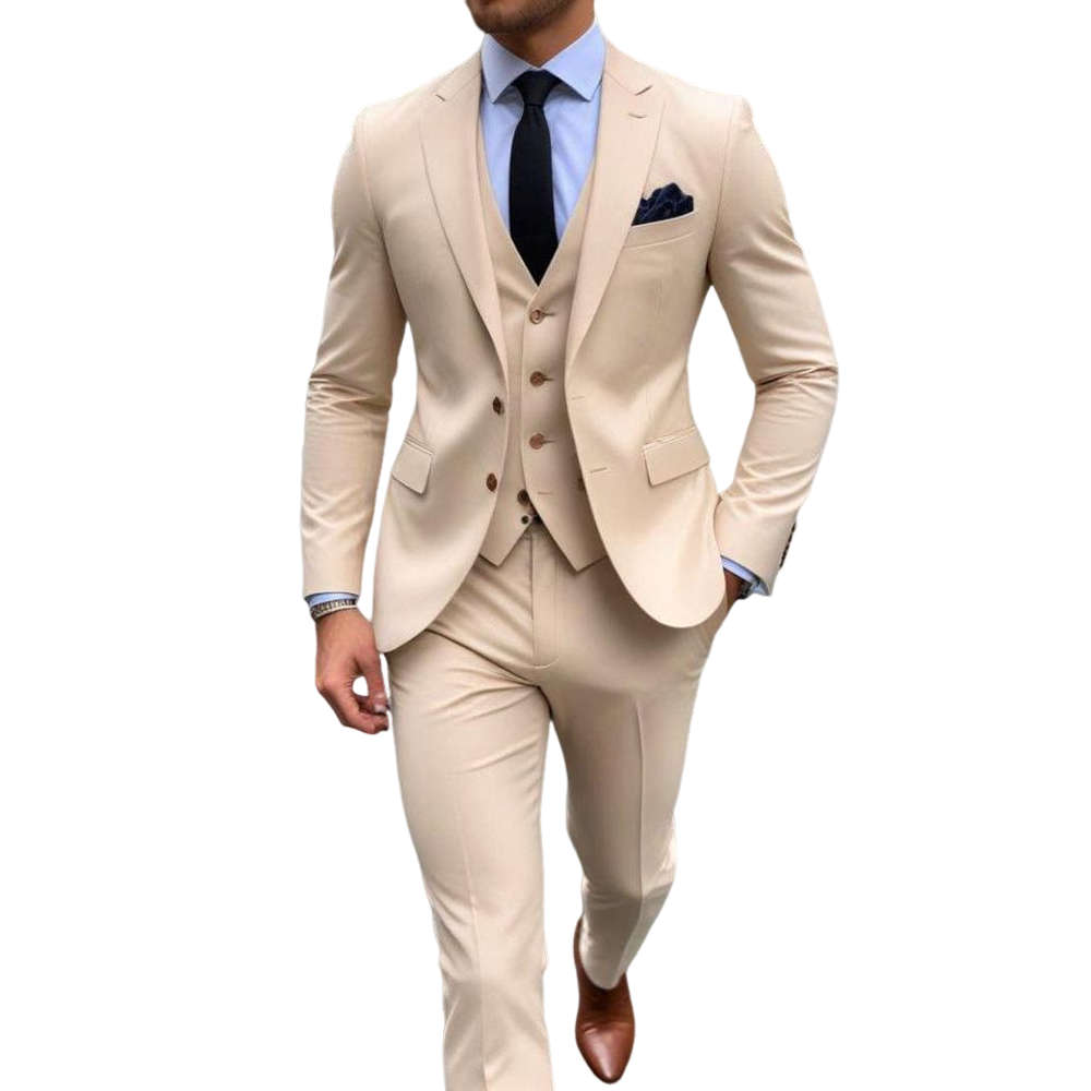 Pink 3 Piece Men's Suits For W - огляд і ціна Men Formal Wear Pink