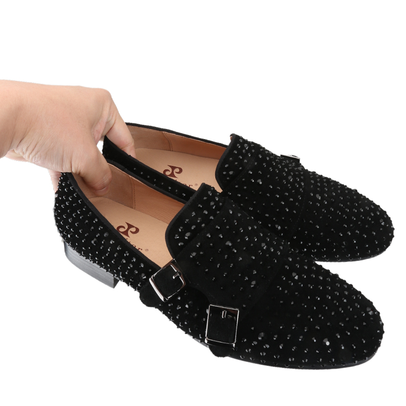 Piergitar New Black Suede Men  - огляд і ціна Men'S Style Formal Wear