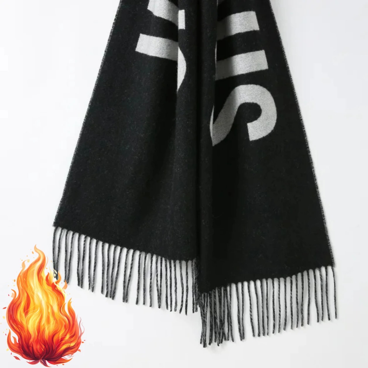 100% Wool Scarf for Women Luxu - огляд і ціна Monogrammed Handkerchief