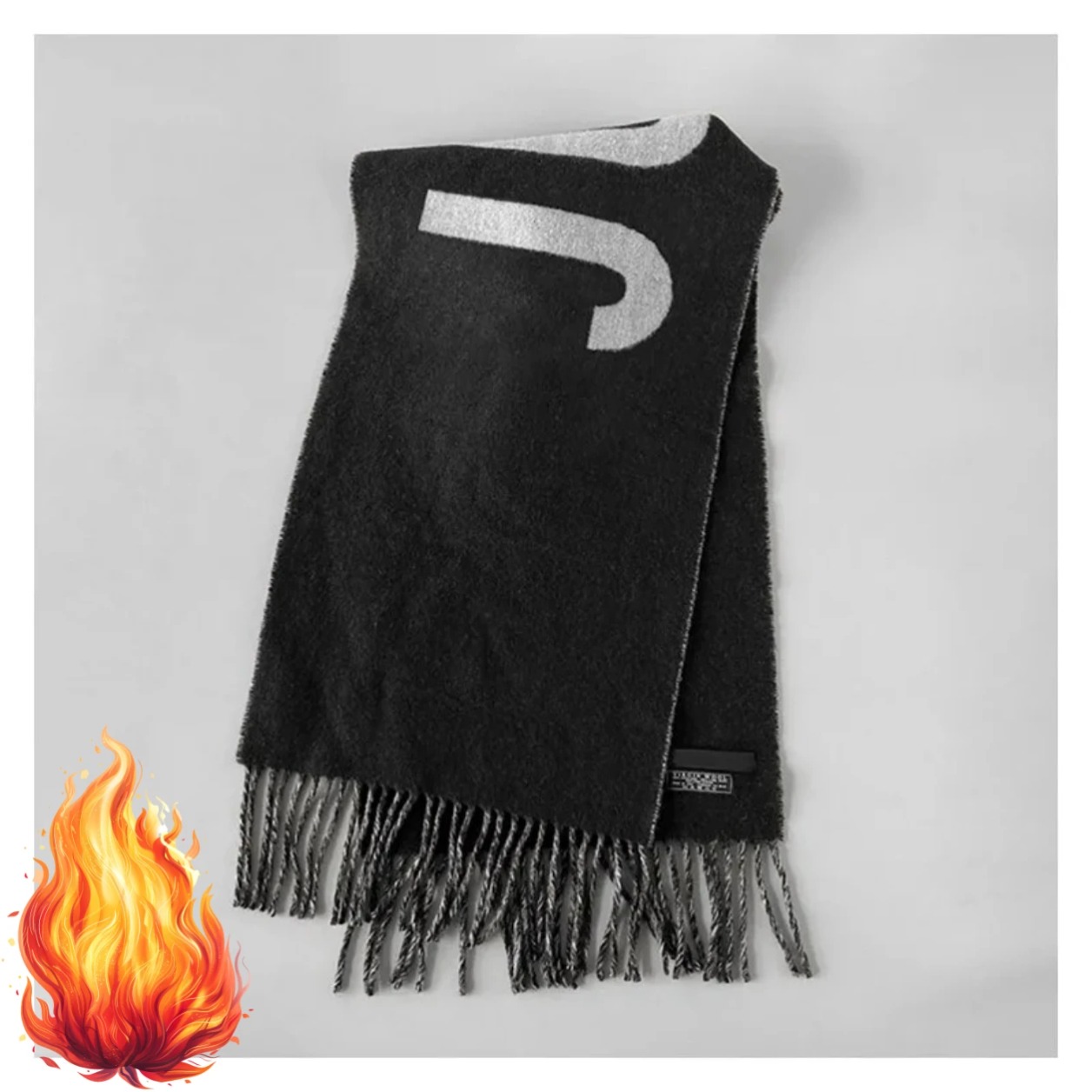 100% Wool Scarf for Women Luxu - огляд і ціна Monogrammed Handkerchief