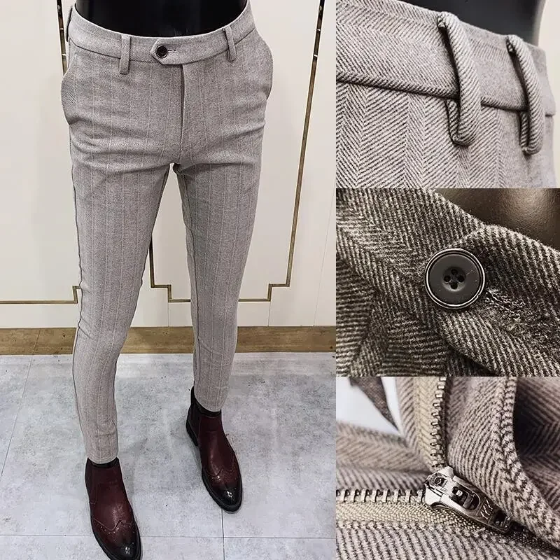 Autumn Winter Thickened Woolen - огляд і ціна Men Formal Wear Shop