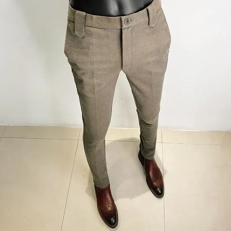 Autumn Winter Thickened Woolen - огляд і ціна Men Formal Wear Shop