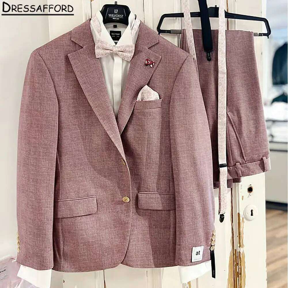 Pink Formal Wedding Suits Men' - огляд і ціна Men Formal Wear Pink