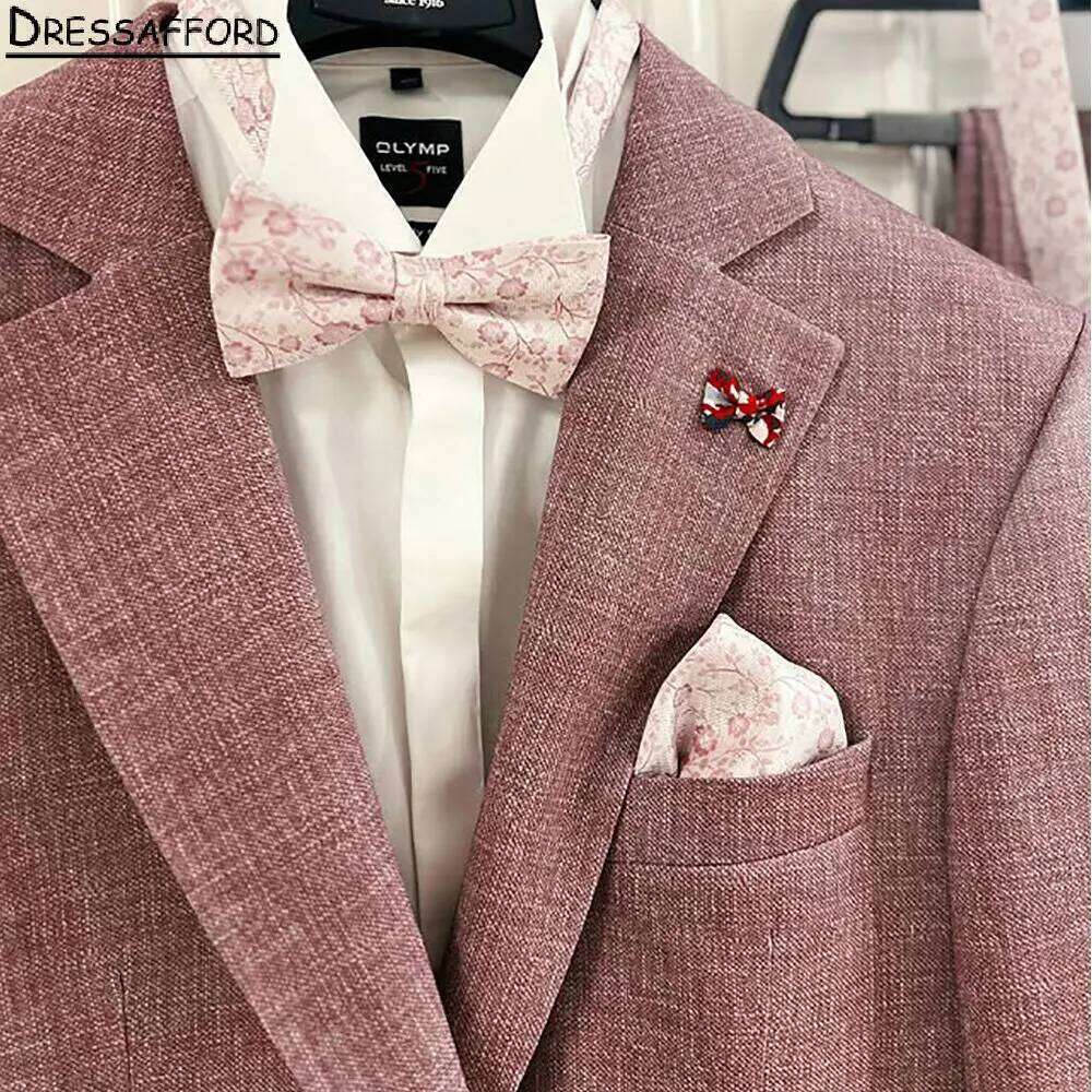 Pink Formal Wedding Suits Men' - огляд і ціна Men Formal Wear Pink