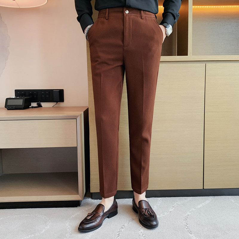 2024 Autumn New Waffle Stretch - огляд і ціна Men'S Formal Attire