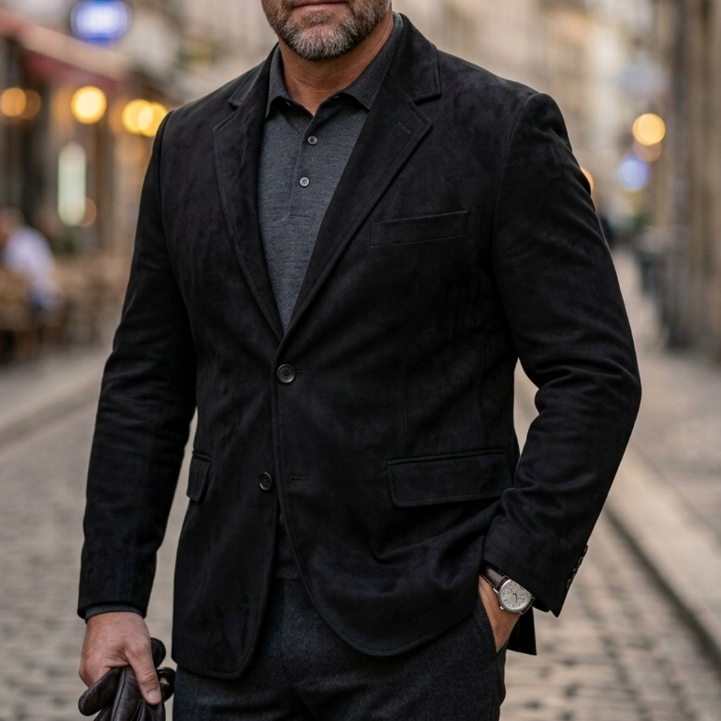Men's Vintage Smart Casual Sue - огляд і ціна Men Formal Wear Office