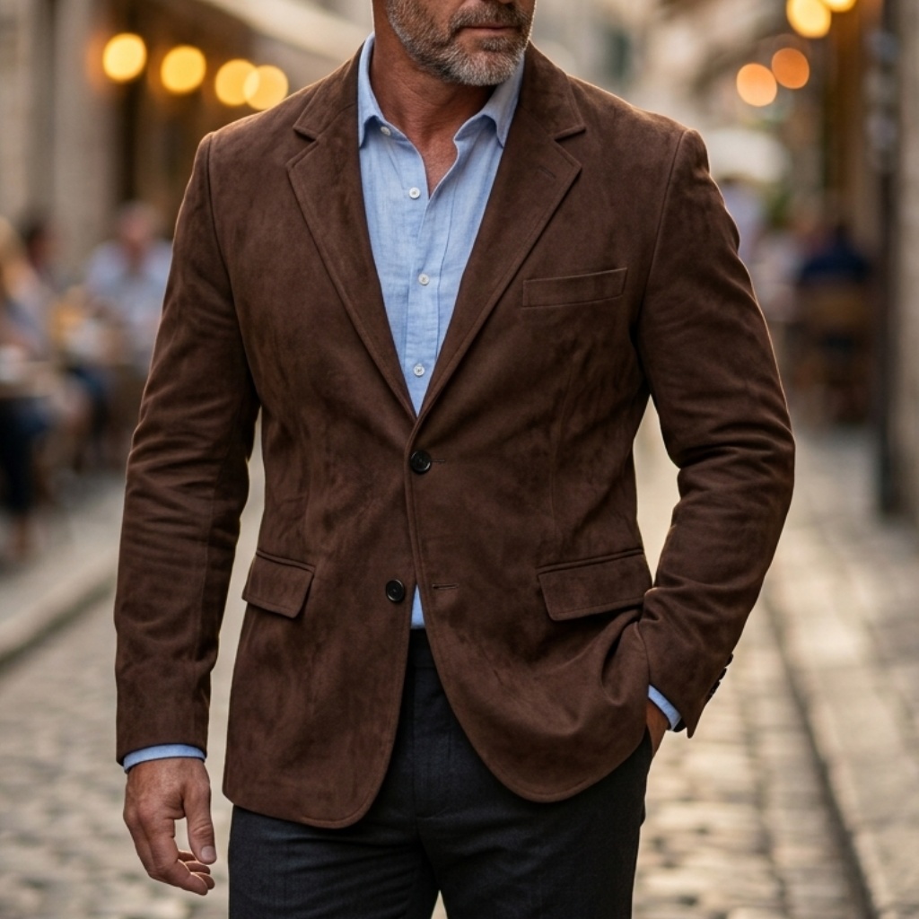 Men's Vintage Smart Casual Sue - огляд і ціна Men Formal Wear Office
