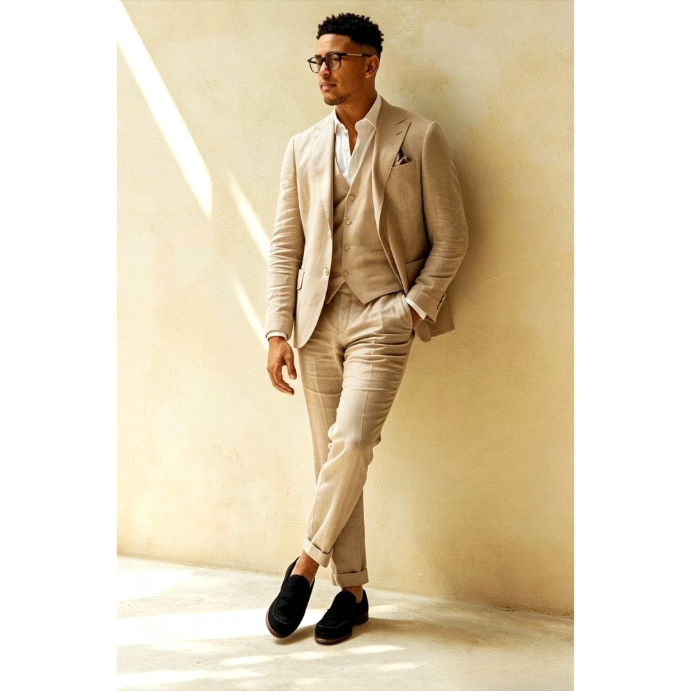 Sage Green Linen Wedding Suits - огляд і ціна Men Linen Formal Wear
