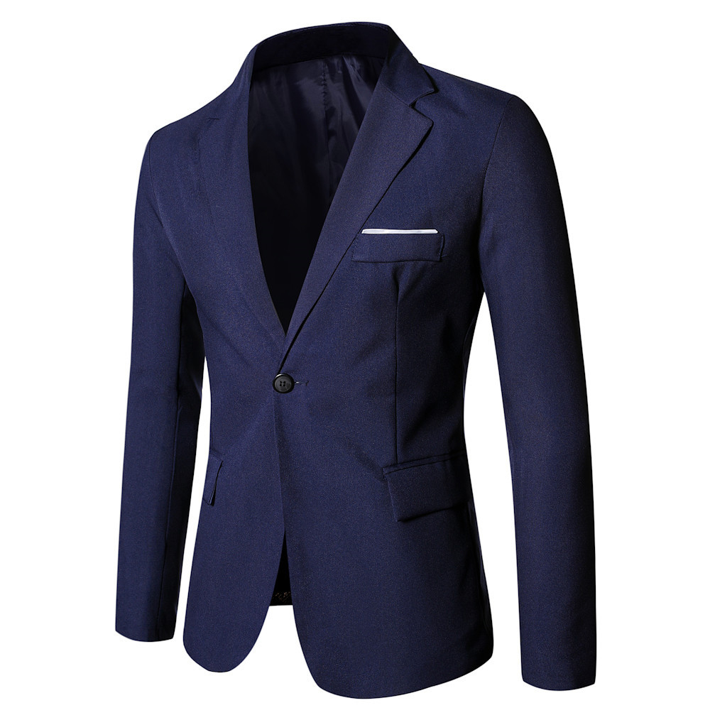 Blazer Men Coat Turn Down Coll - огляд і ціна Men Formal Wear Outfits