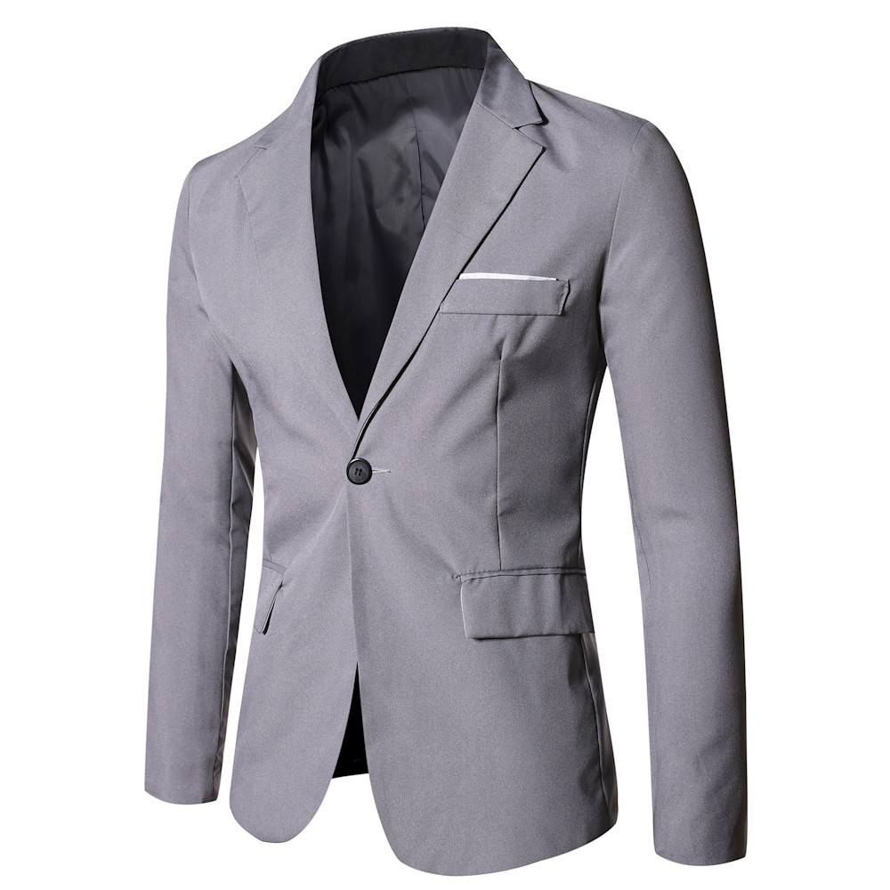 Blazer Men Coat Turn Down Coll - огляд і ціна Men Formal Wear Outfits