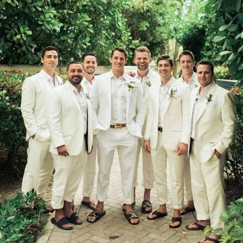Linen Wedding Tuxedo For Men S - огляд і ціна Men Linen Formal Wear