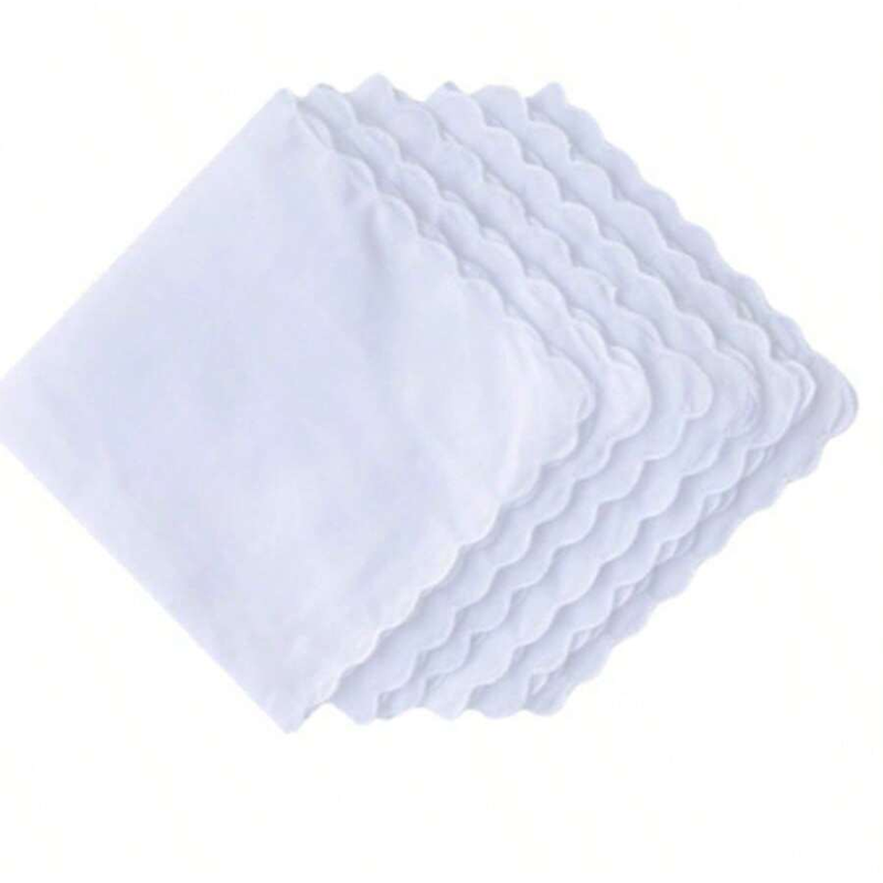 6pcs/Cotton handkerchief fan-s - огляд і ціна Monogrammed Handkerchief