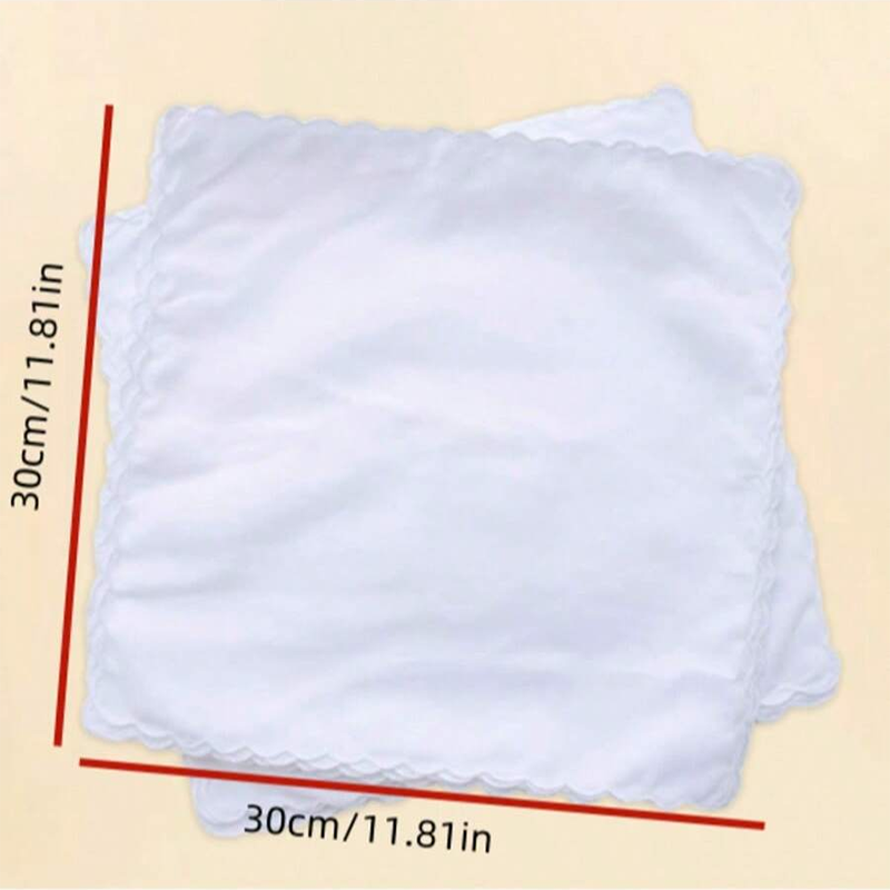 6pcs/Cotton handkerchief fan-s - огляд і ціна Monogrammed Handkerchief