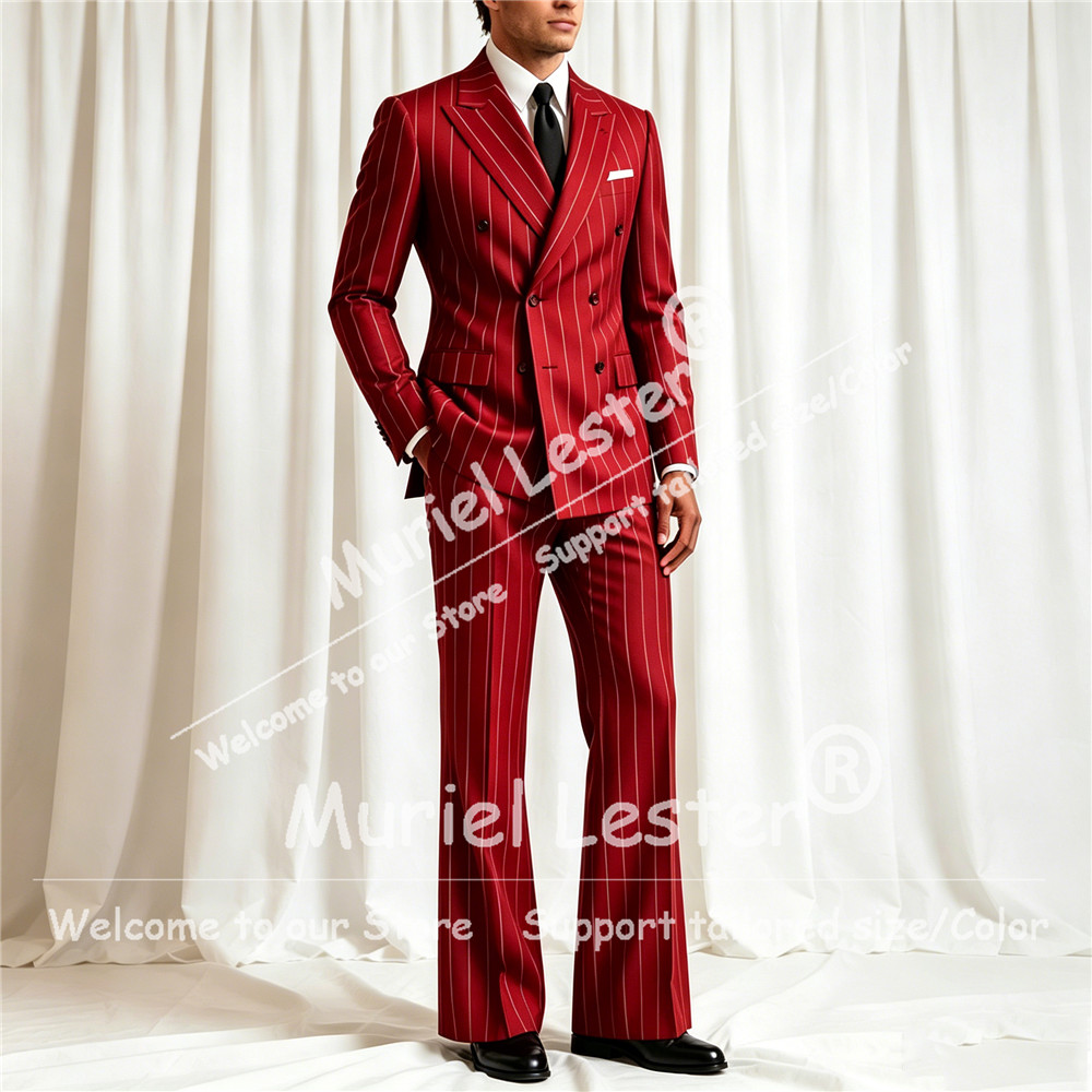 Elegant Stripes Suit Men 2 Pie - огляд і ціна Men'S Style Formal Wear