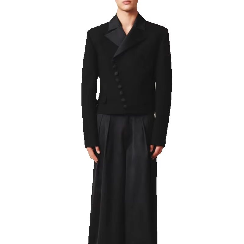 Loose Men Suits Pants Set 2 Pc - огляд і ціна Men Formal Wear Outfits