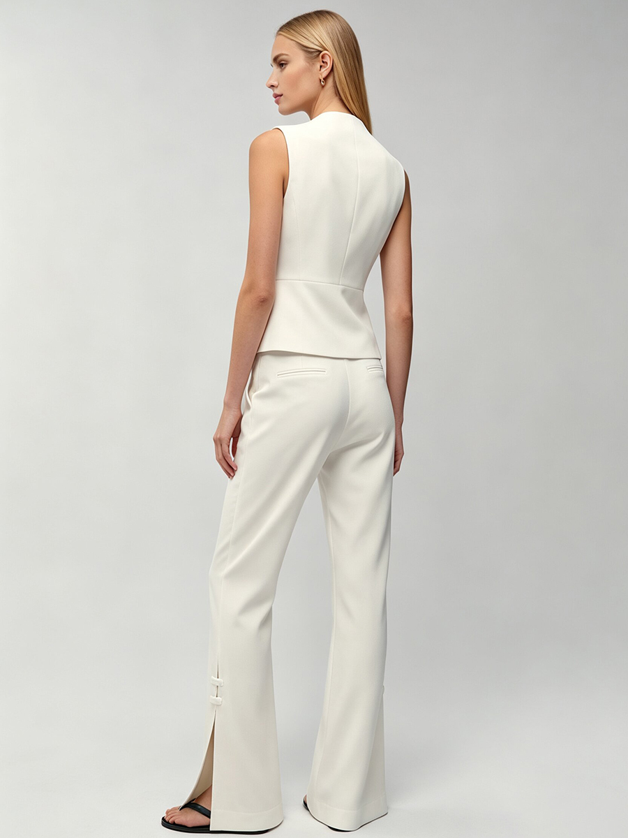 LIMO Women White Chinese Frog  - огляд і ціна Men'S Formal Attire