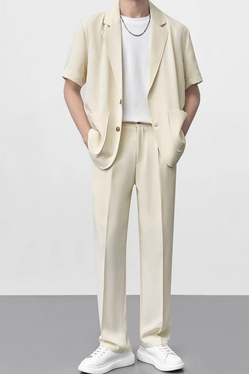 ​Thin Summer Suit Jacket For M - огляд і ціна Men Formal Wear Shop