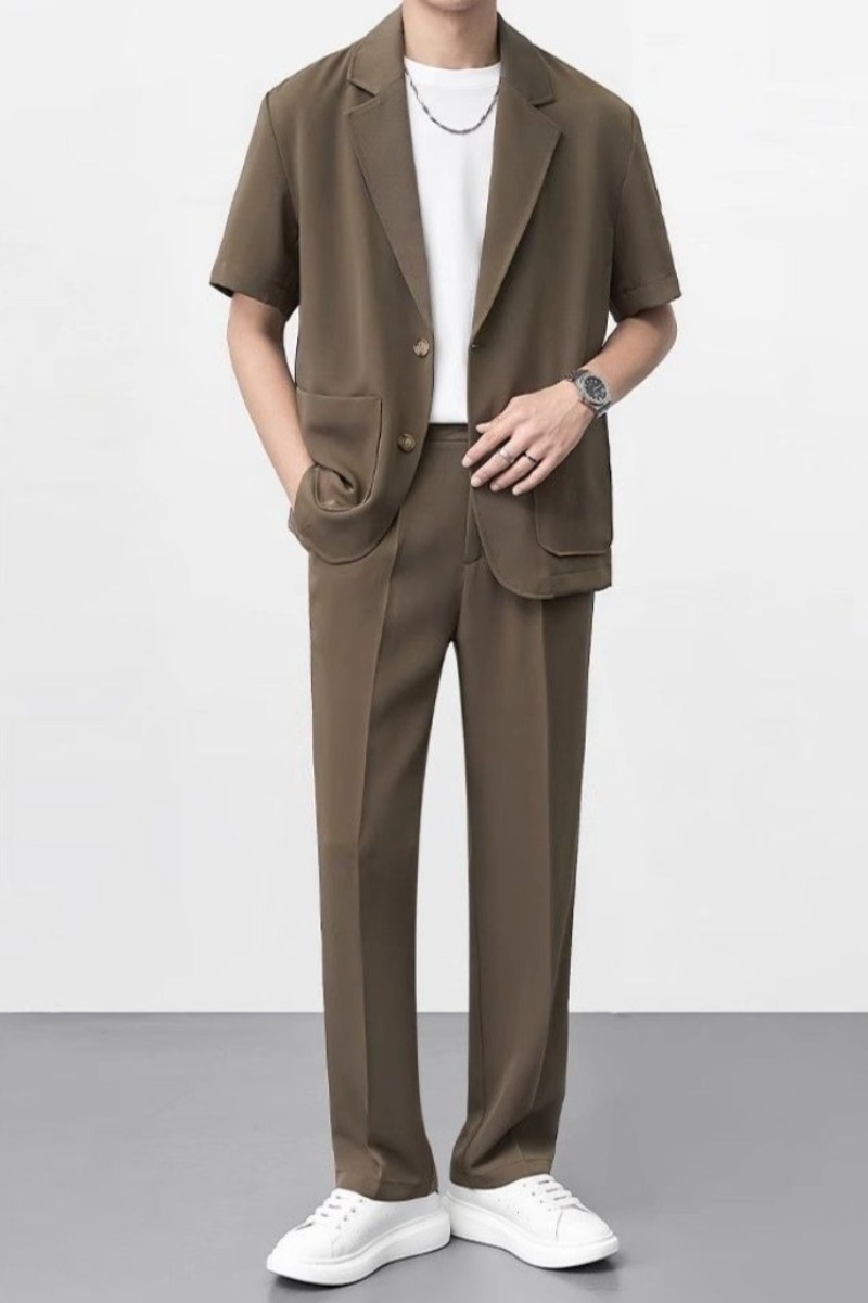 ​Thin Summer Suit Jacket For M - огляд і ціна Men Formal Wear Shop