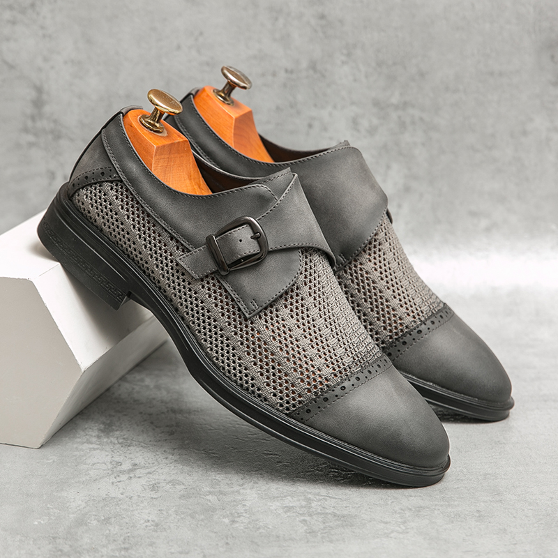 Summer New Punched Grey Leathe - огляд і ціна Men'S Formal Attire