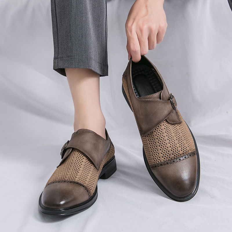 Summer New Punched Grey Leathe - огляд і ціна Men'S Formal Attire