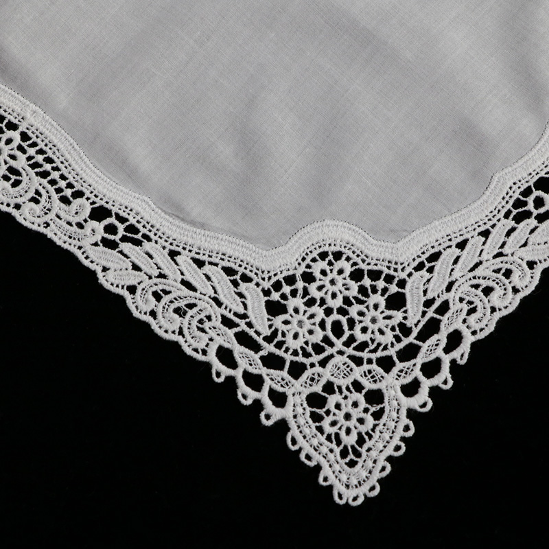 A009 White 100% cotton 10 Piec - огляд і ціна Monogrammed Handkerchief